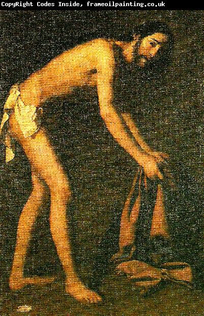 Francisco de Zurbaran christ recovers his tunic after being whipped